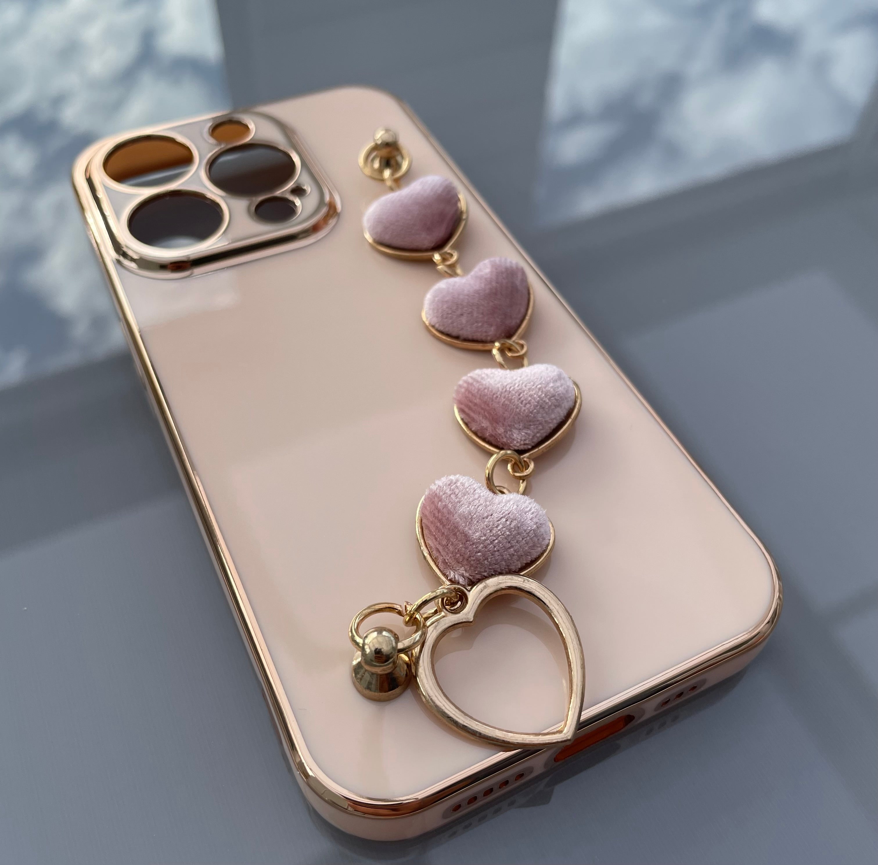 Exotiskt iPhone skal med band - iPhone 14 Pro - Rosa