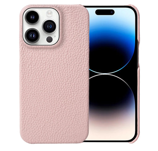 Läderskal till iPhone 16 Pro - Rosa