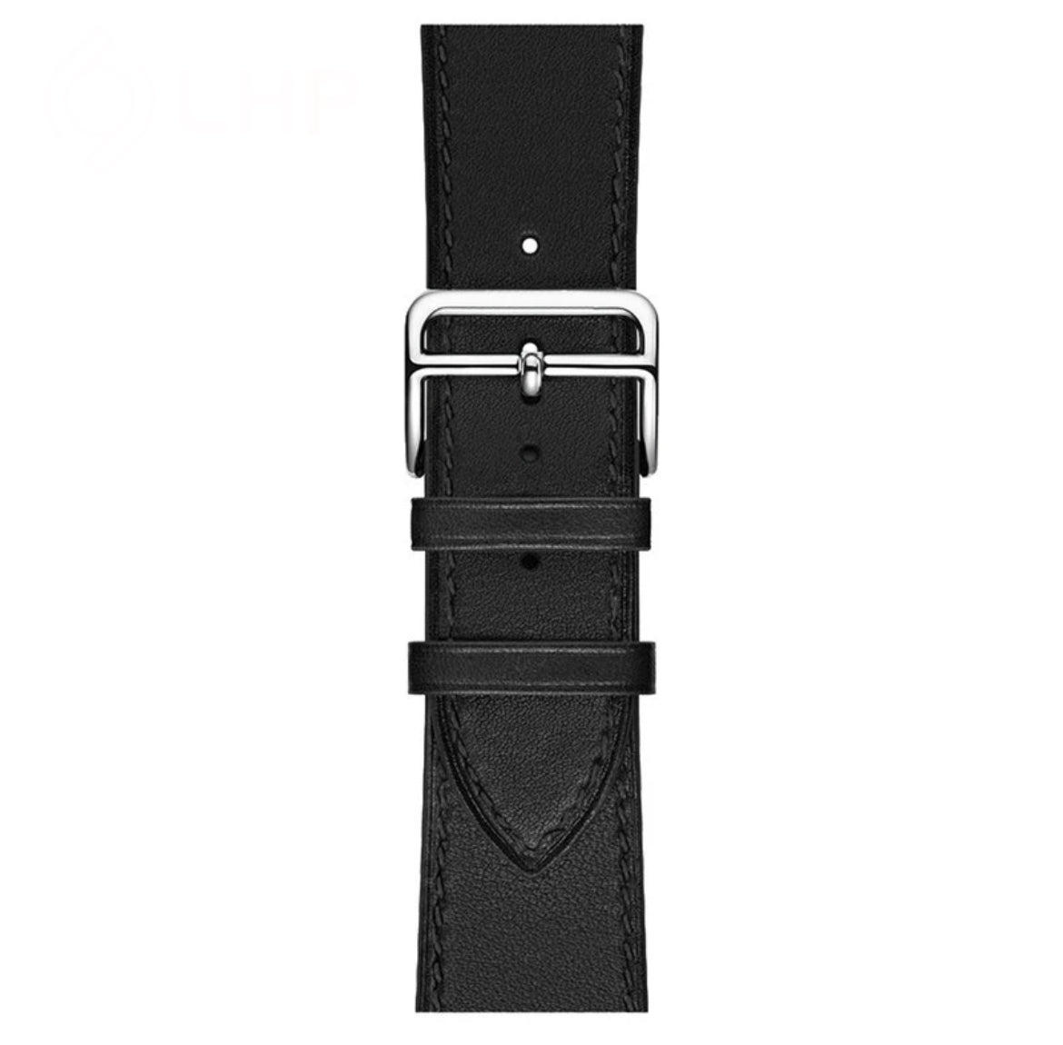 APPLE WATCH LÄDERARMBAND MODERN  SVART