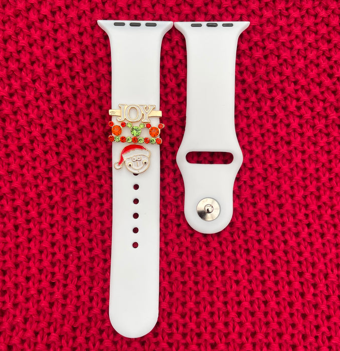 Juldekoration till Apple Watch Silikonband - Jultomte