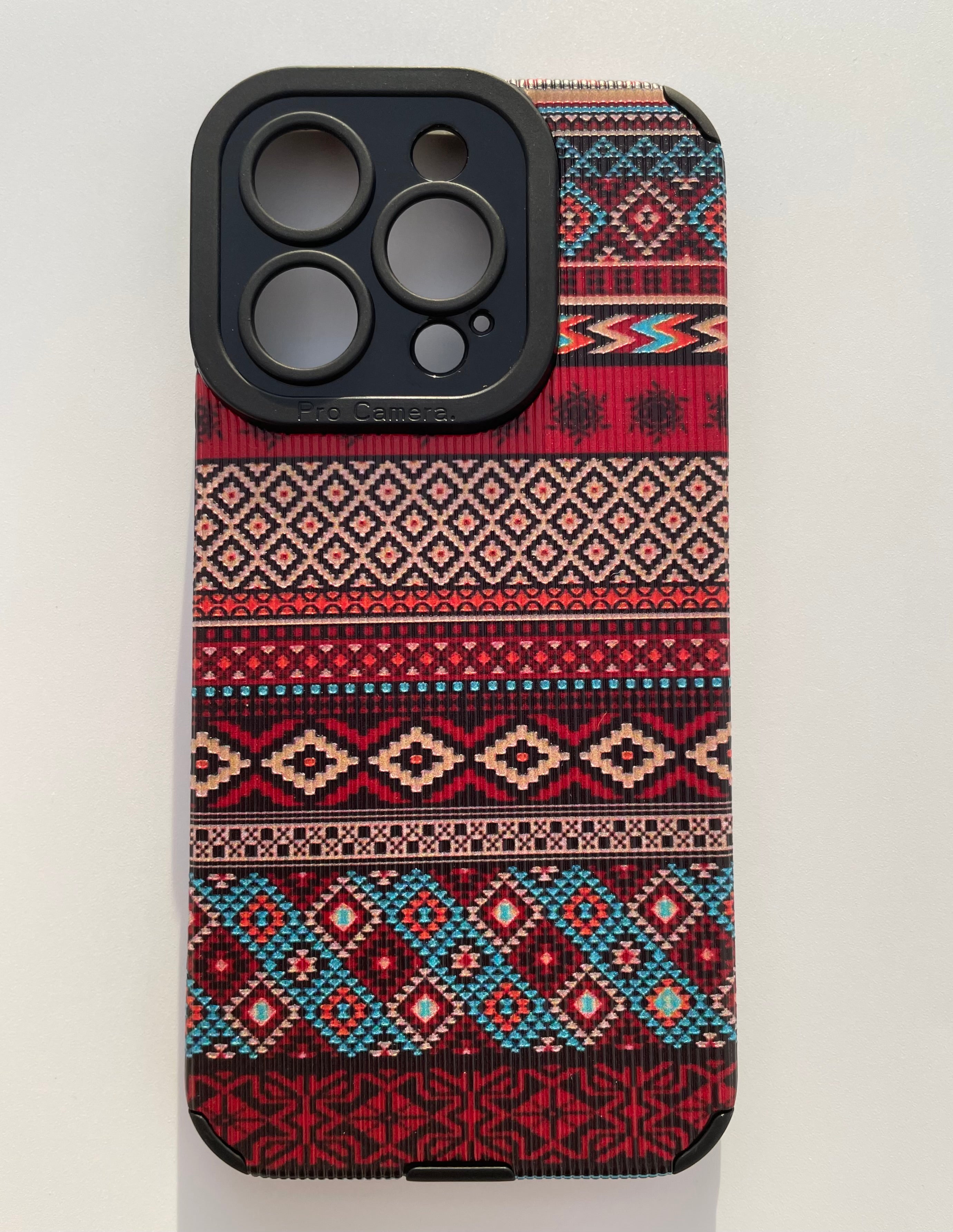 TPU/Silikonskal för iPhone 14 Pro- Elegans och Kraft i Perfekt Harmoni - Röd