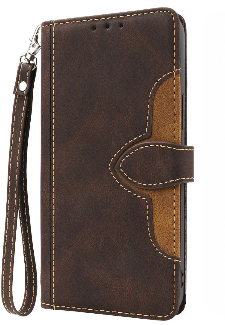 Plånboksfodral för iPhone 16 Pro med korthållare - Mörkbrun