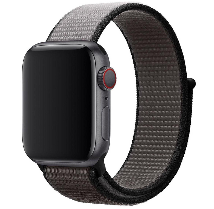 APPLE WATCH BRACELET NYLON BRACELET - GRAY/BLACK