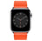 APPLE WATCH LEATHER BRACELET GENUINE Orange