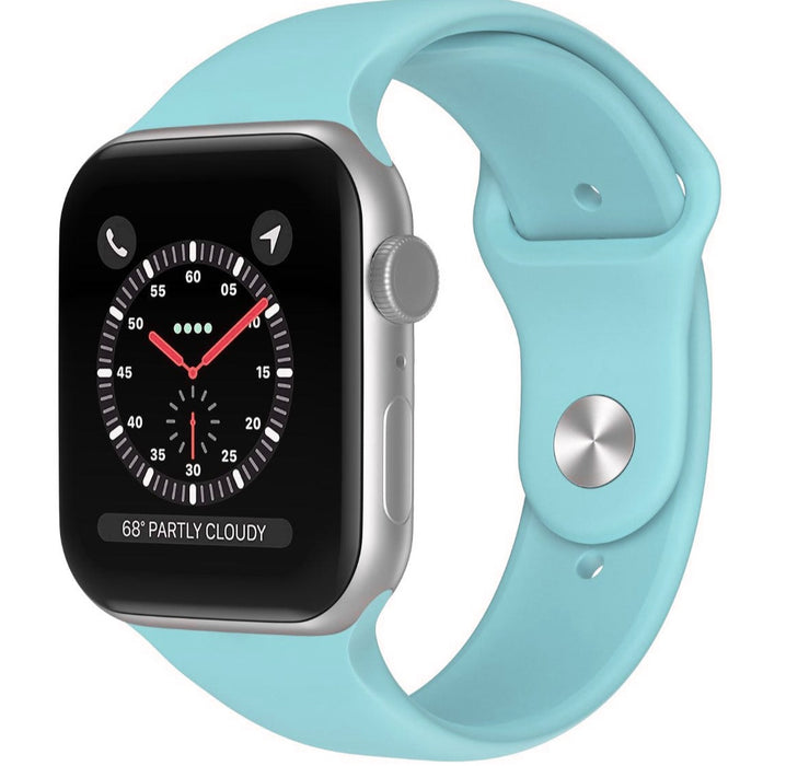 Silicone Bracelet Apple Watch-CYAN