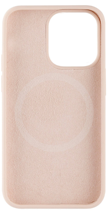 Sand Rosa Liquid Silikonskal med MagSafe för iPhone 14 – Elegans och Funktion i Perfekt Harmoni
