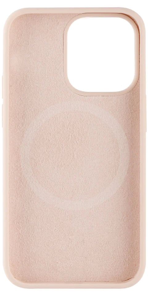 Sand Rosa Liquid Silikonskal med MagSafe för iPhone 14 Pro Max – Elegans och Funktion i Perfekt Harmoni