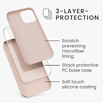Sand Rosa Liquid Silikonskal med MagSafe för iPhone 14 Pro Max – Elegans och Funktion i Perfekt Harmoni