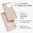 Sand Rosa Liquid Silikonskal med MagSafe för iPhone 13 Pro – Elegans och Funktion i Perfekt Harmoni