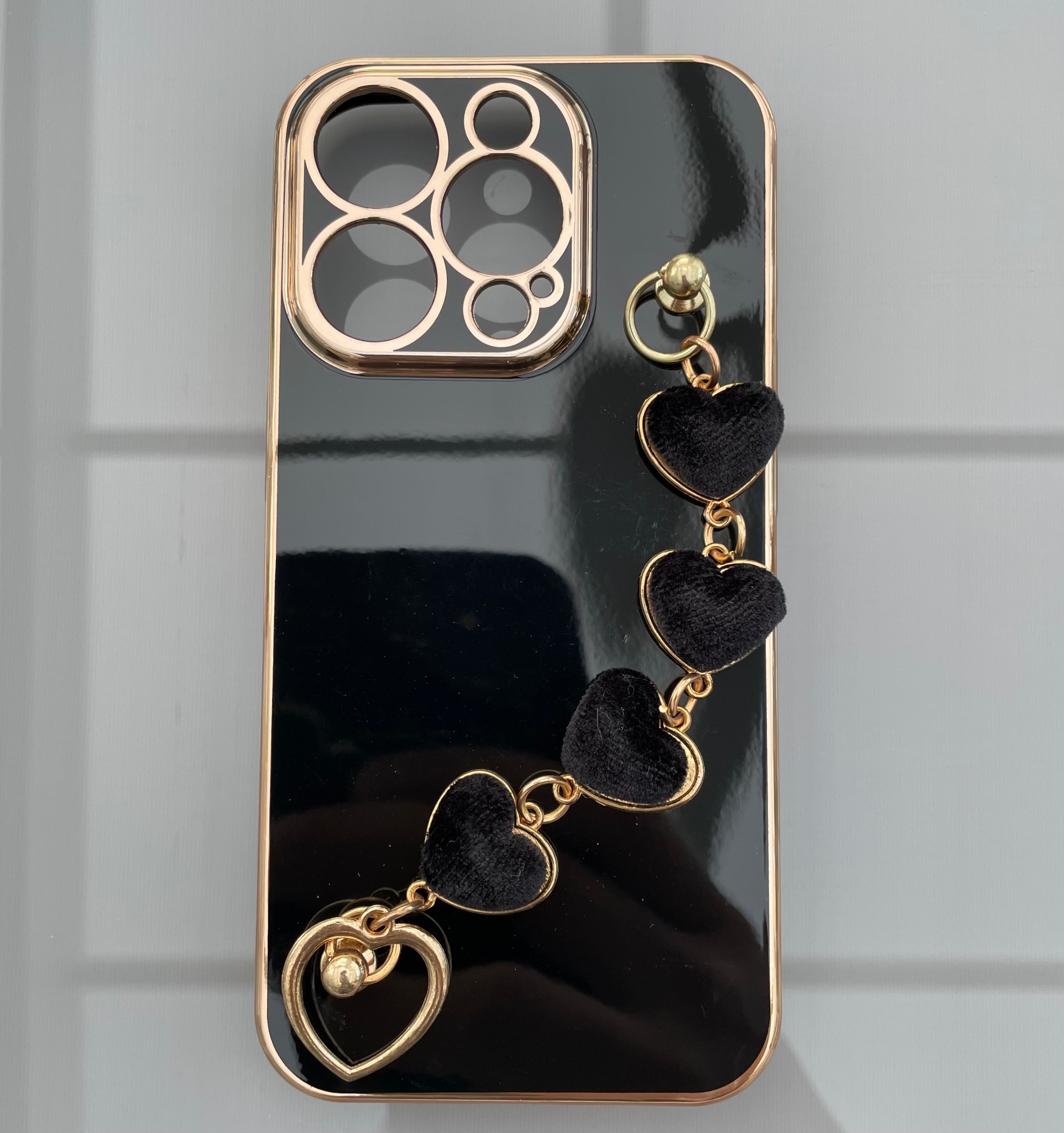 Exotiskt iPhone skal med band - iPhone 14 Pro - Svart