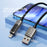 Bavin 65W USB-A till Lightning Kabel med Display, 1m - Svart
