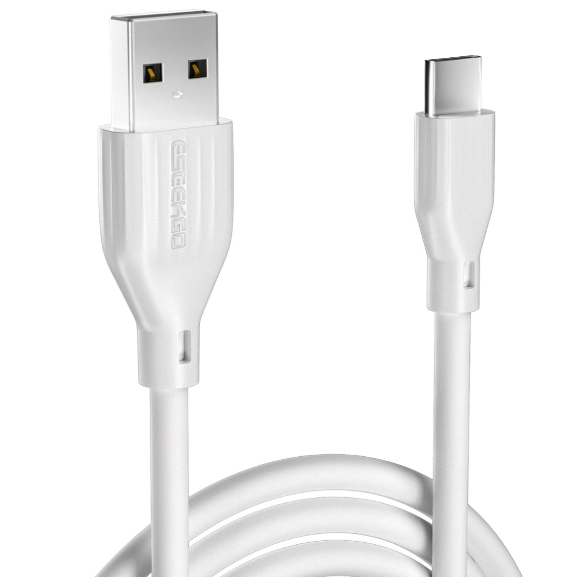 Kabel: USB-A till USB-C/USB-Lightning/Micro-USB, 2.0A, 1m-Vit