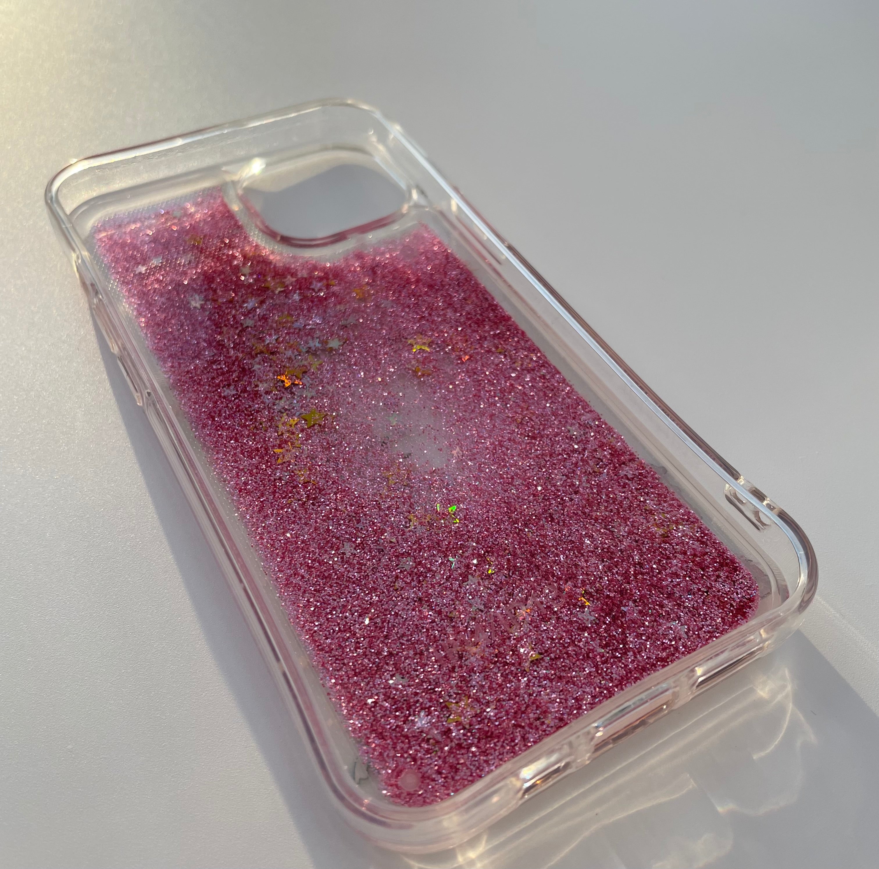 Glittrigt julskal, mobilskal för julen - iPhone 15