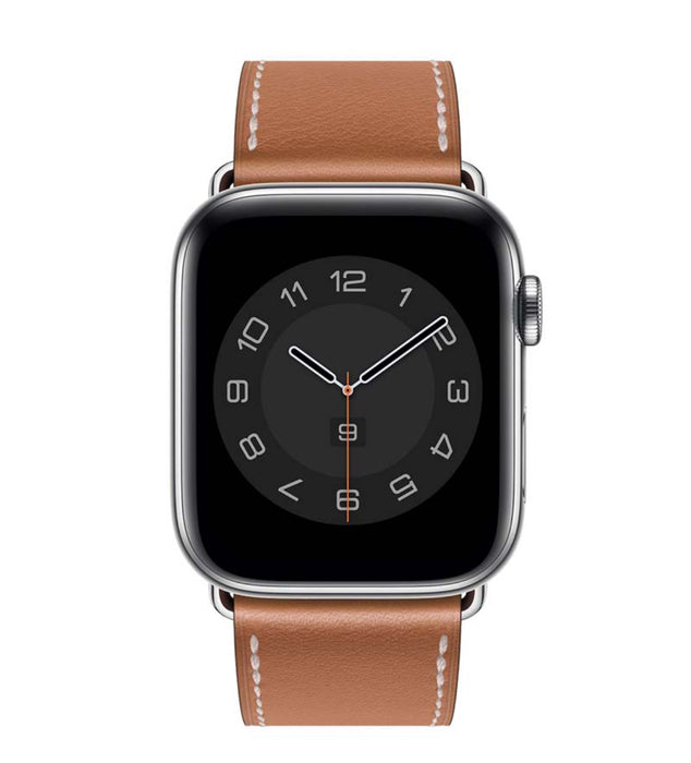 APPLE WATCH LÄDERARMBAND  MODERN BRUN