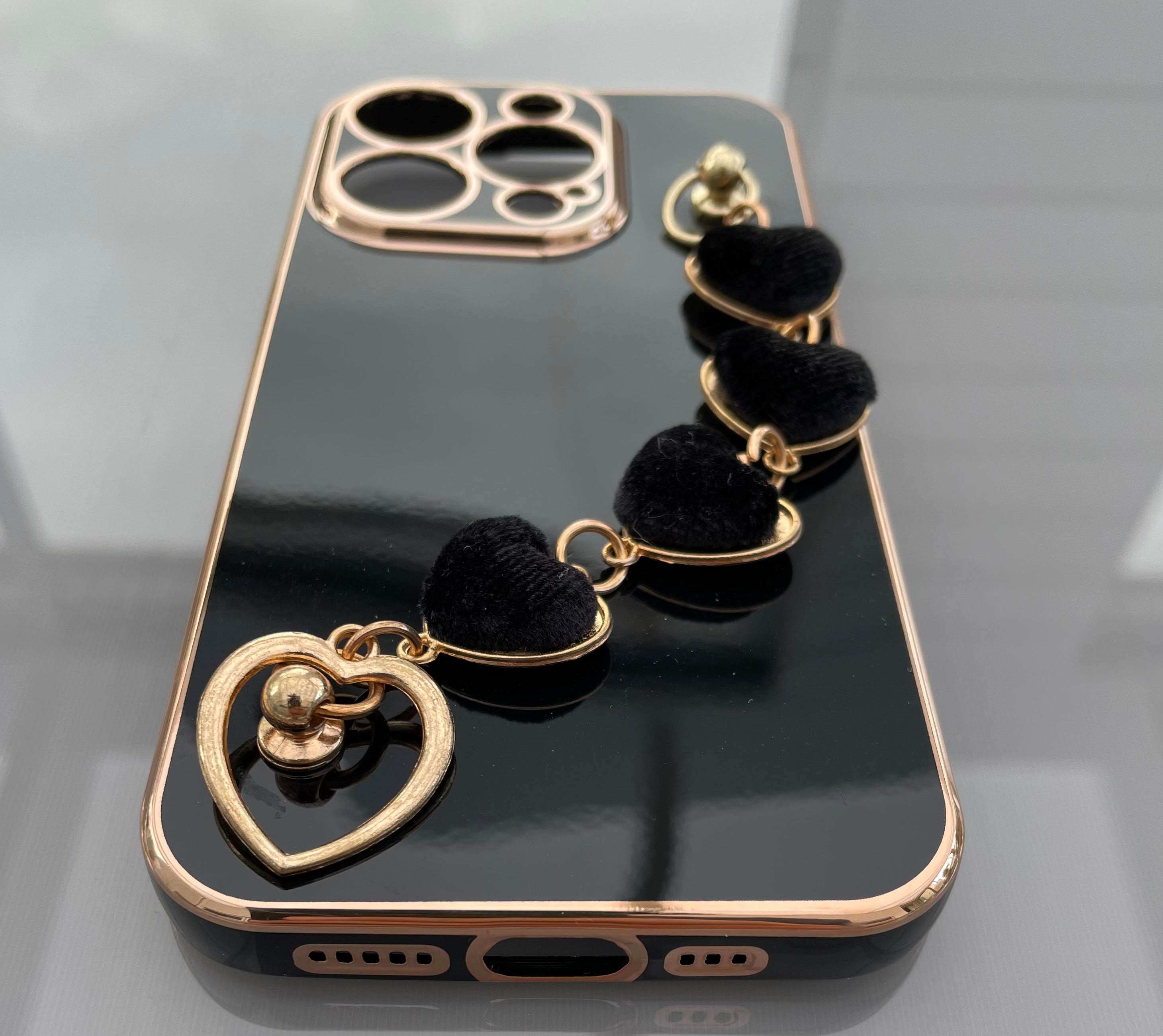 Exotiskt iPhone skal med band - iPhone 14 Pro - Svart