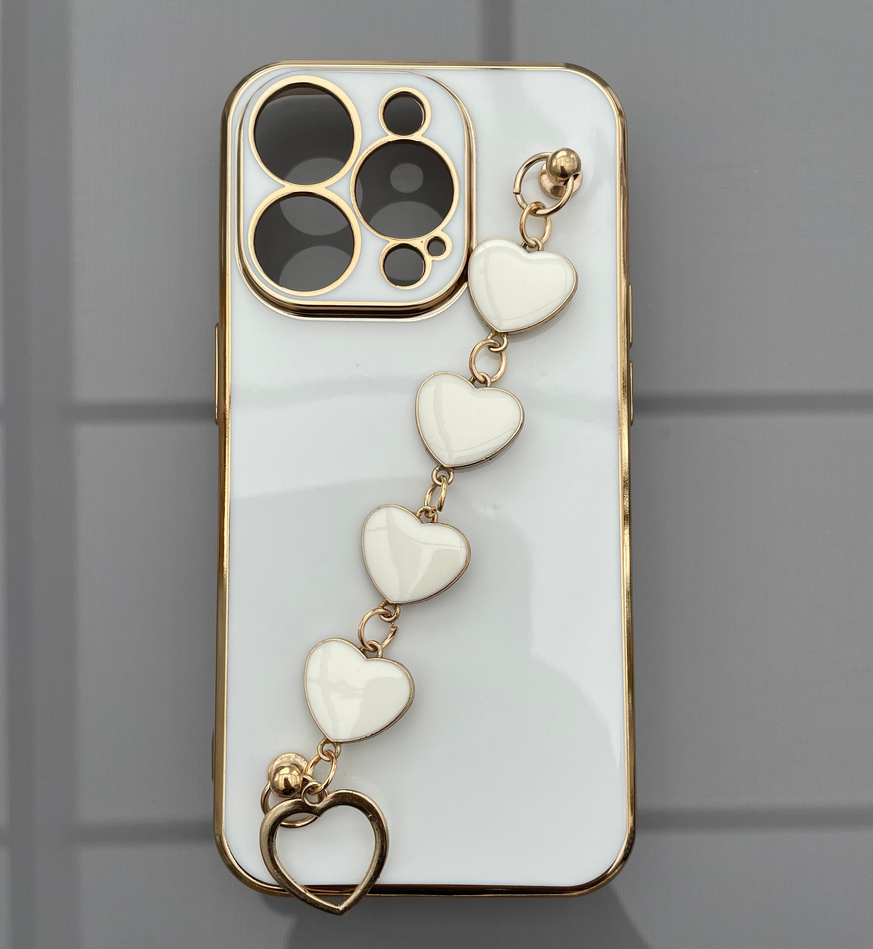 Exotiskt iPhone skal med band - iPhone 14 Pro - Vit