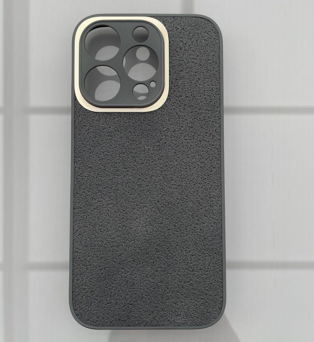 TPU + PU-Läderfodral för iPhone 14 Pro - Stilren Svart Design