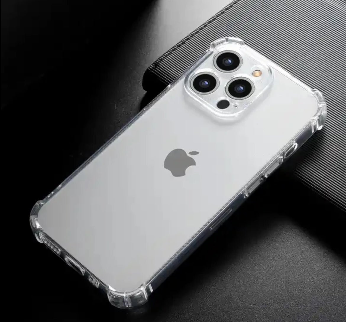 Mjukt transparent skal till iPhone 15 Pro - Skyddande och stilrent skal för din iPhone 15 Pro