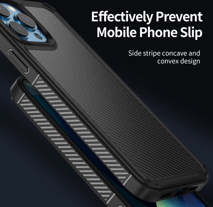 Stiligt och skyddande kolfiberskal till iPhone 13 – Elegans och Skydd i Perfekt Harmoni