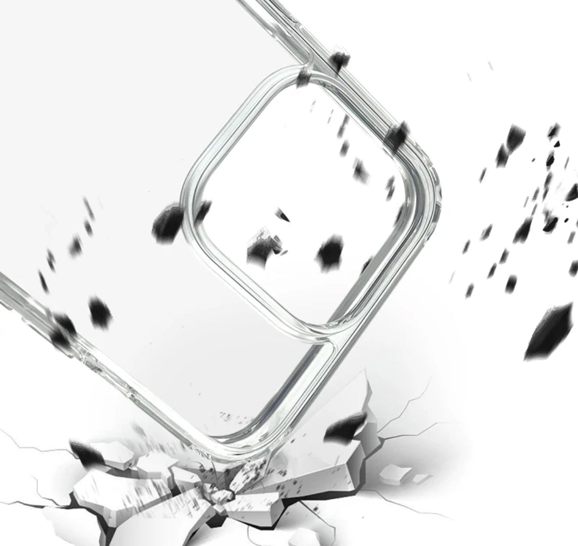 Hårt transparent skal till iPhone 15 Pro Max - Skyddande och stilrent skal för din iPhone 15 Pro Max