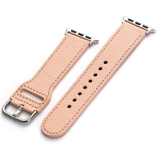 APPLE WATCH BRACELET/ CLASSIC LEATHER BRACELET - PINK