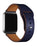 Äkta Läderarmband till Apple Watch – Marinblå