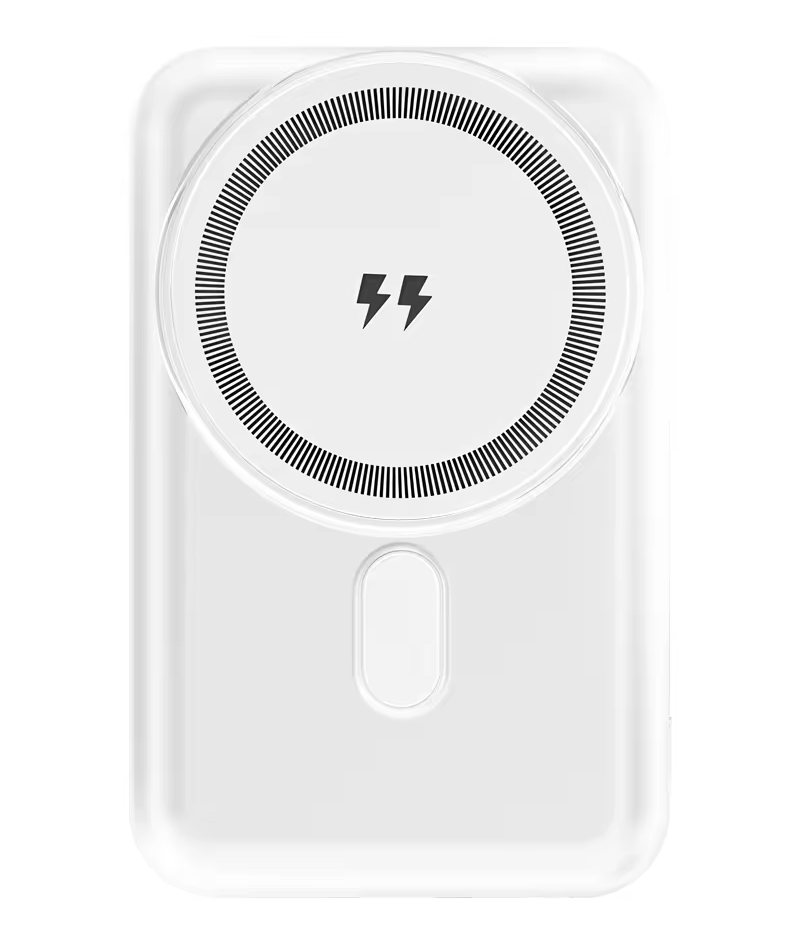 10 000 mAh magnetiskt, trådlös snabbladdning, vikbar powerbank med 22.5 W USB-C PD-port, kompatibel med iPhone och andra enheter