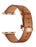 Äkta Läderarmband med Fjärilslås till Apple Watch – Brun - EleganceOfSweden