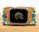 APPLE WATCH ARMBAND/ Bohemian, Färgglada jaspisstenar, Handgjort Apple Watch Armband - Blå - EleganceOfSweden