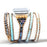 APPLE WATCH ARMBAND/ Bohemian, Färgglada jaspisstenar, Handgjort Apple Watch Armband - EleganceOfSweden