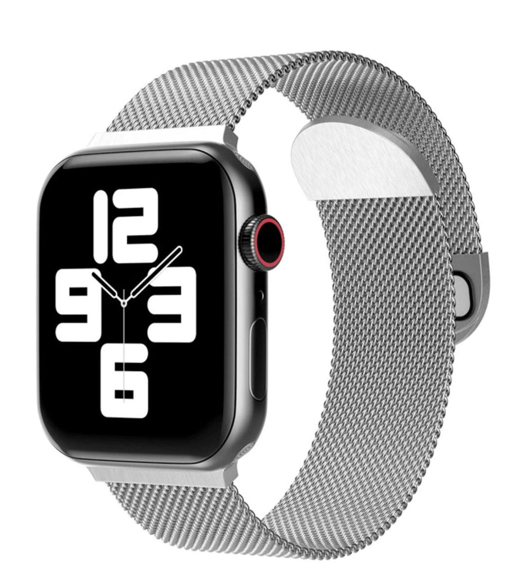 APPLE WATCH ARMBAND/ MILANESE LOOP ARMBAND-SILVER - EleganceOfSweden