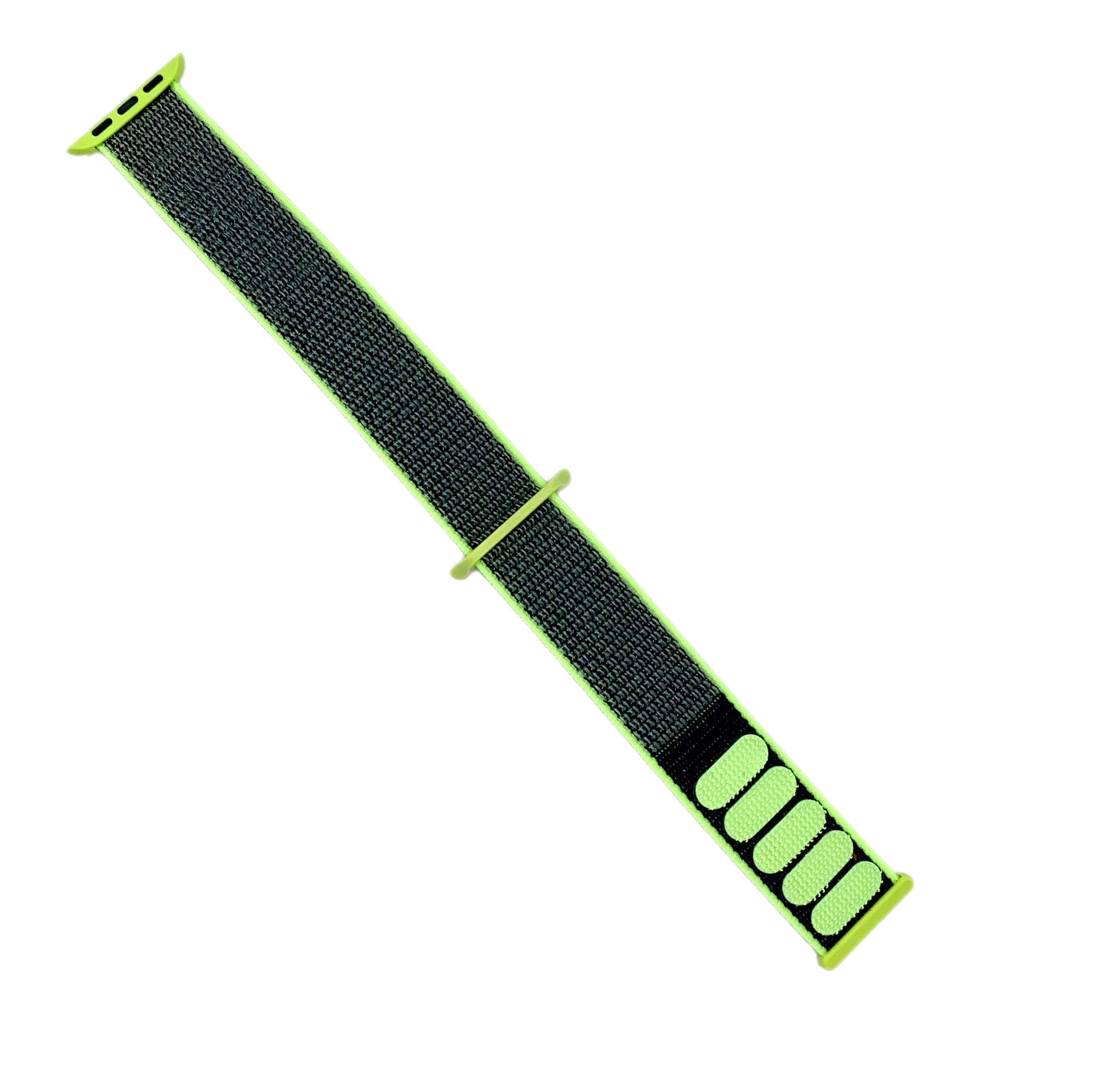 APPLE WATCH ARMBAND NYLON ARMBAND-NEON GRÖN - EleganceOfSweden