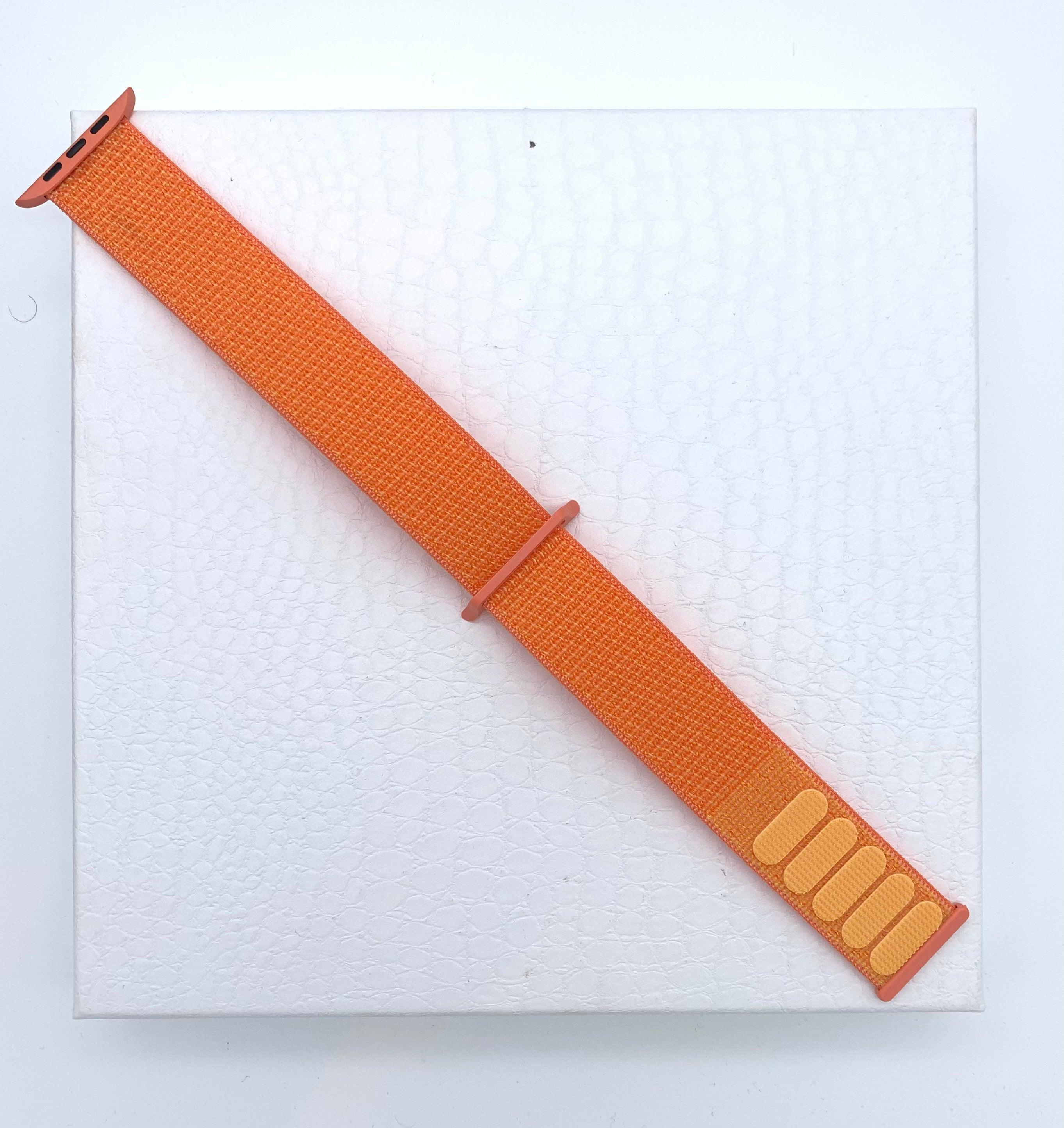 APPLE WATCH ARMBAND NYLON ARMBAND-ORANGE - EleganceOfSweden