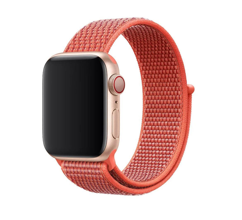 APPLE WATCH ARMBAND NYLON ARMBAND-ROSA - EleganceOfSweden