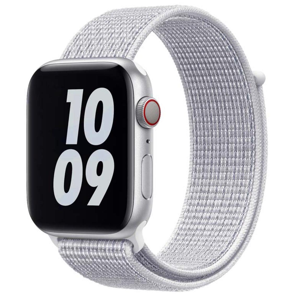 APPLE WATCH ARMBAND NYLON ARMBAND-VIT - EleganceOfSweden