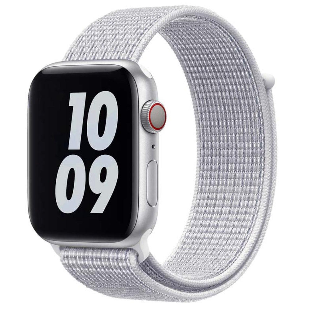 APPLE WATCH ARMBAND NYLON ARMBAND-VIT - EleganceOfSweden