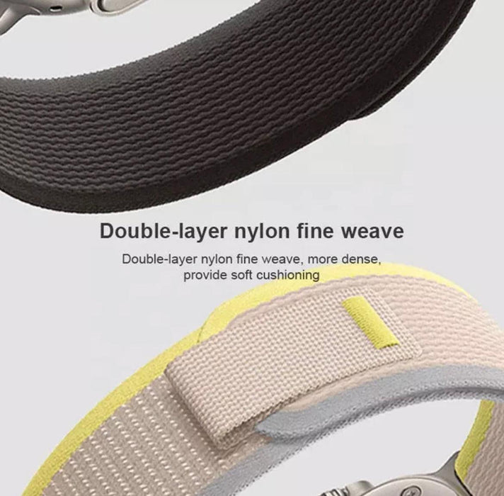 Apple Watch Armband Nylon Pro Beige - EleganceOfSweden