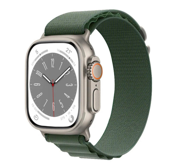 Apple Watch Armband Nylon Pro Mörk Grön - EleganceOfSweden