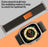 Apple Watch Armband Nylon Pro Svart/Orange - EleganceOfSweden