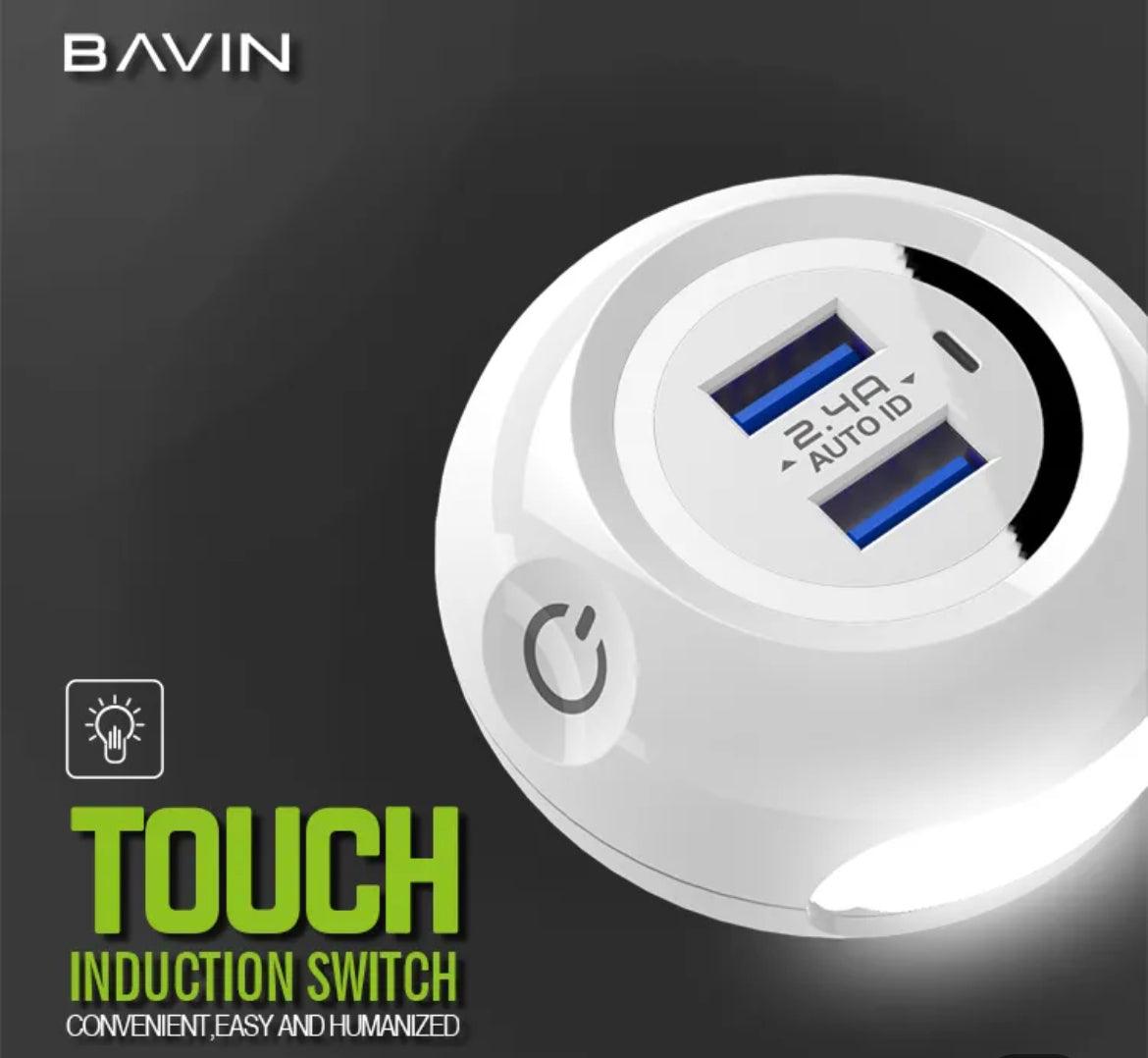 Bavin 2x USB-A med USB-A till USB-Lightning,2,4A, 1m - Vit - EleganceOfSweden