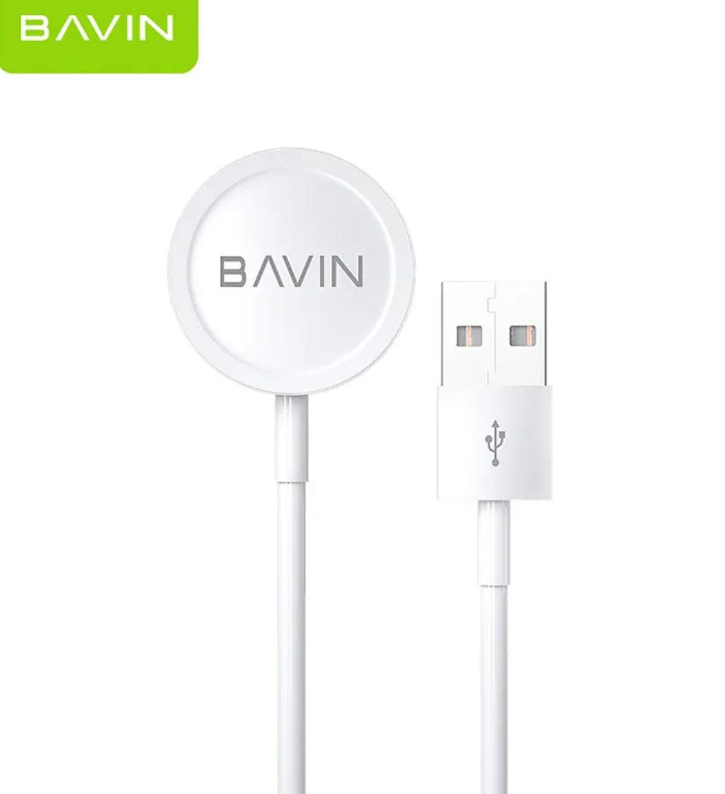 Bavin Magnetisk Laddare för Apple Watch, 2.5W, 1m - Vit - EleganceOfSweden