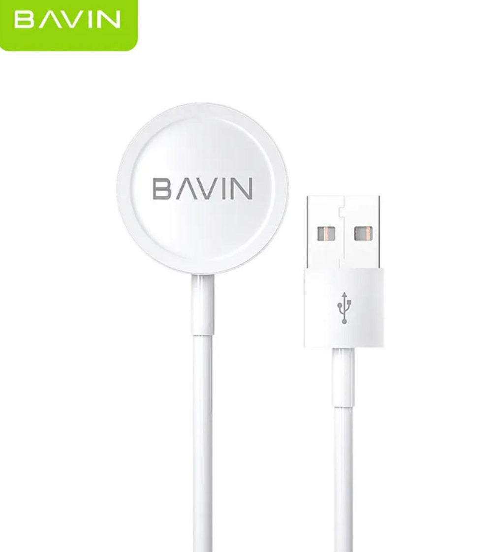 Bavin Magnetisk Laddare för Apple Watch, 2.5W, 1m - Vit - EleganceOfSweden
