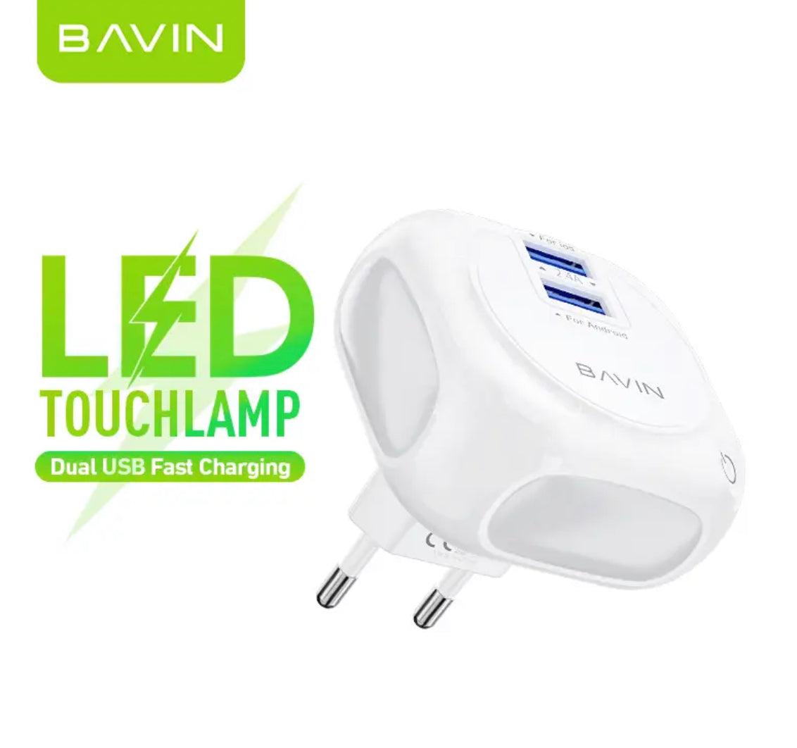 Bavin Snabbladdare, 18W, 1m USB-A till USB-C kabel - Vit - EleganceOfSweden