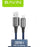 Bavin USB-A till USB-C Flätad Kabel 12W 1m - Blå - EleganceOfSweden