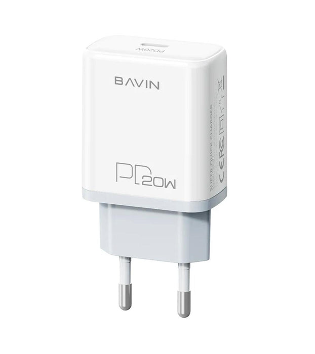 Bavin USB-C PD20W laddare-Vit - EleganceOfSweden