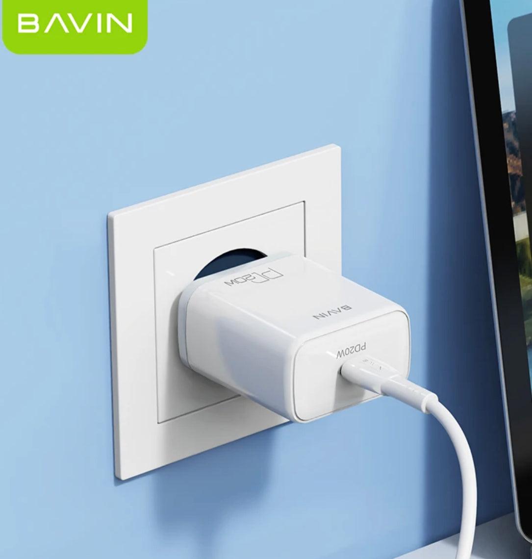 Bavin USB-C PD20W laddare-Vit - EleganceOfSweden
