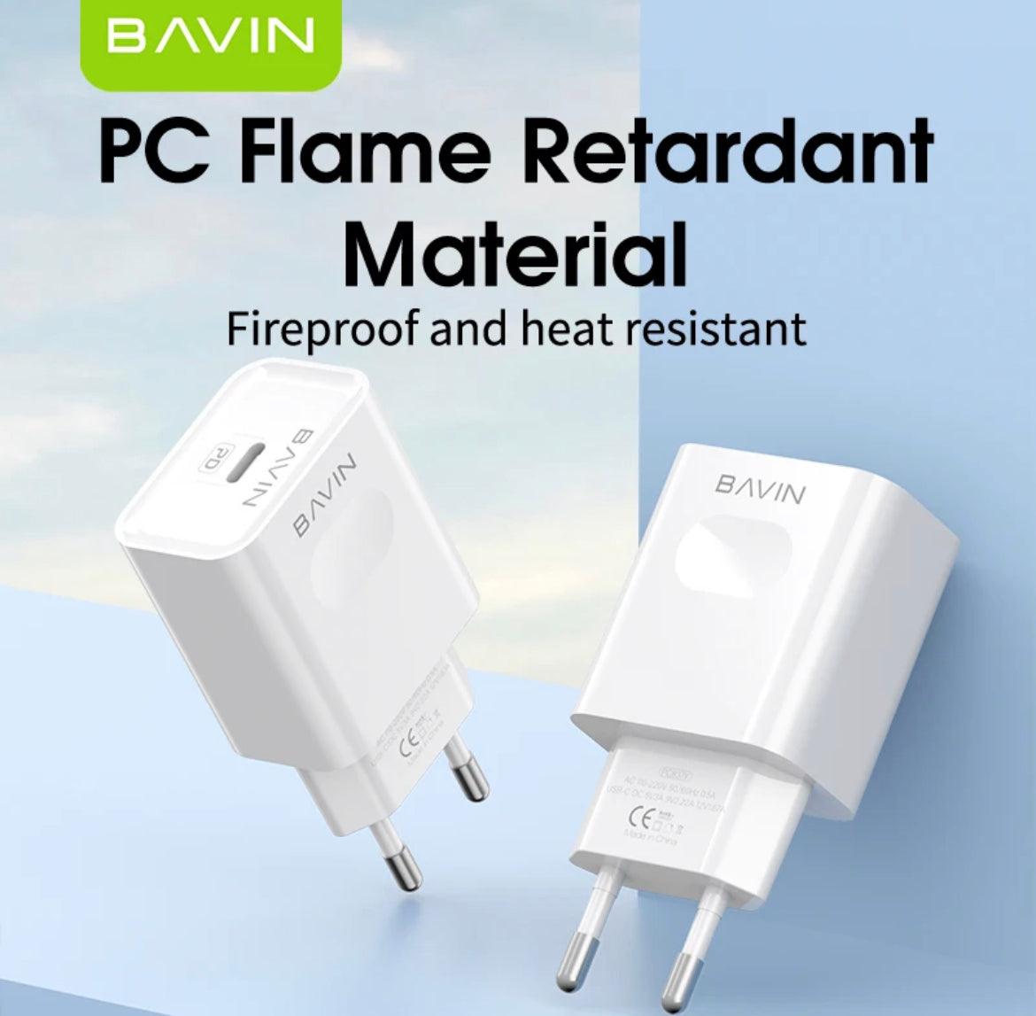Bavin USB-C PD20W laddare-Vit - EleganceOfSweden