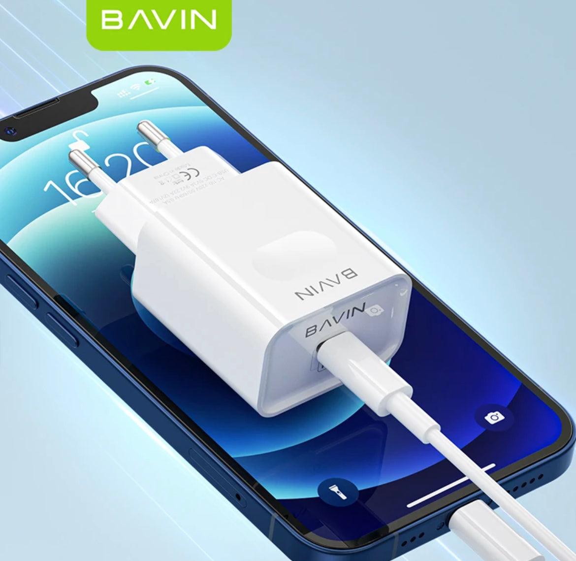 Bavin USB-C PD20W laddare-Vit - EleganceOfSweden