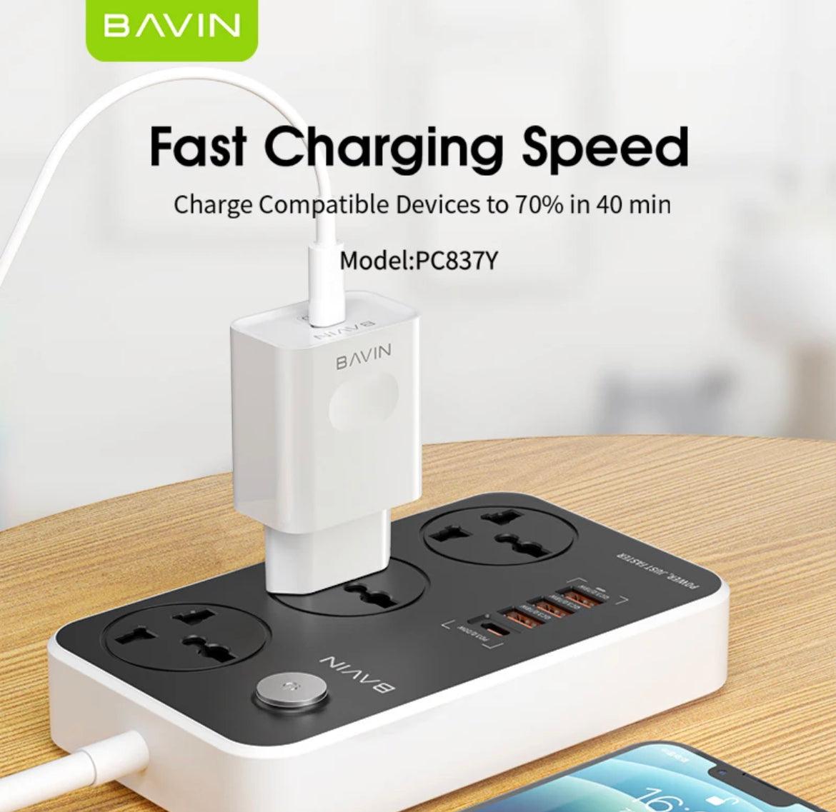 Bavin USB-C PD20W laddare-Vit - EleganceOfSweden