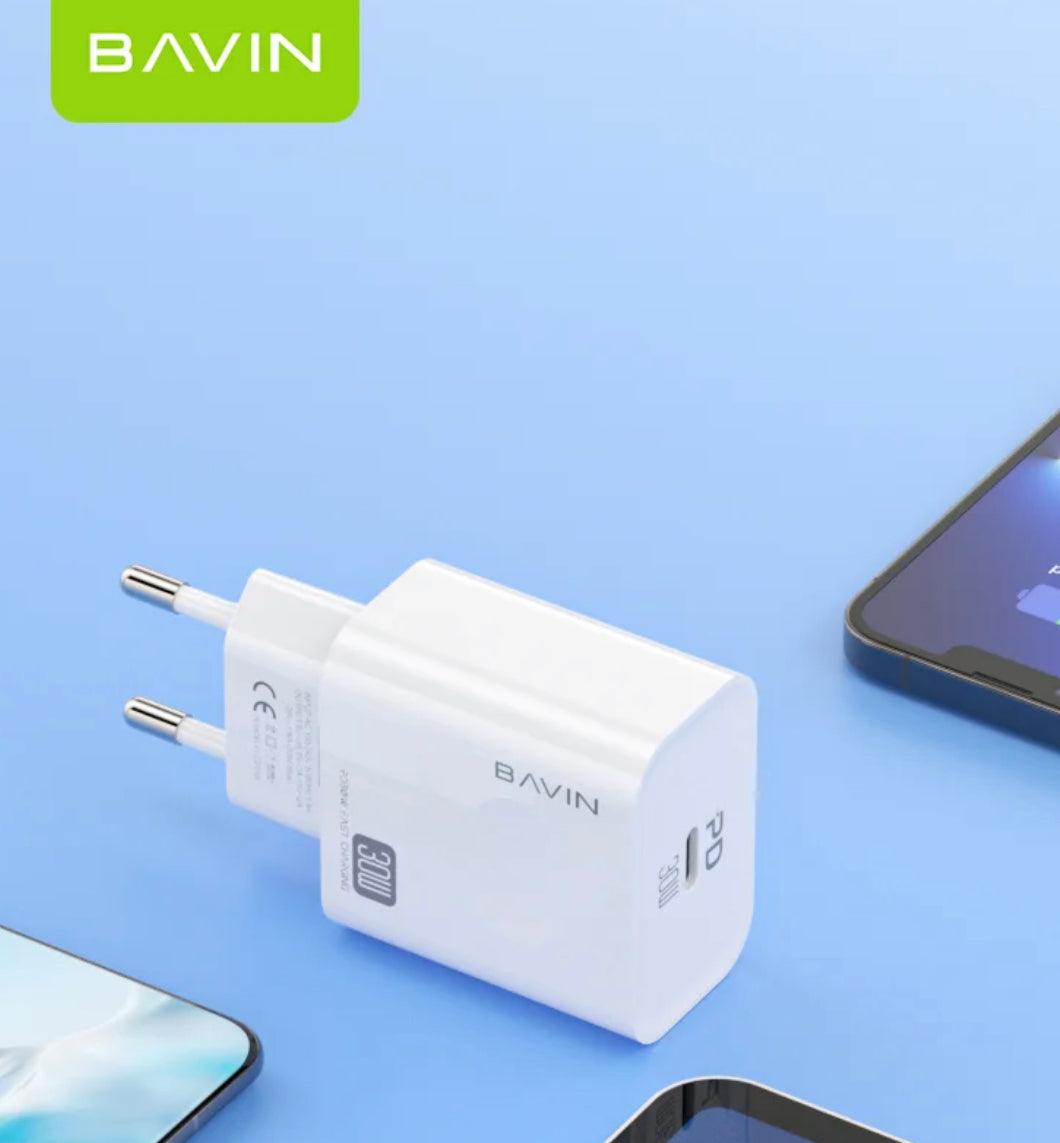 Bavin USB-C PD30W laddare-Vit - EleganceOfSweden